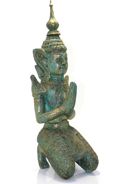 Oturan Ahşap Buda Figürü Kl 31 fiyatları