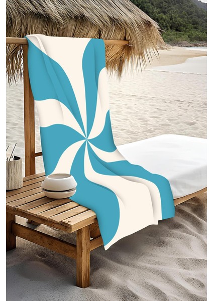 Dijital Baskı Plaj Deniz Havlusu Soyut Desenli Peştamal HVL0225 modelleri