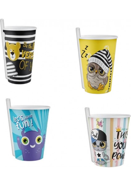 Kendinden Pipetli Bardak 400 ml (1 Adet ) indirimleri