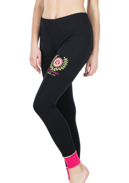 Baskılı Yüksek Bel Kadın Tayt 0538 modelleri