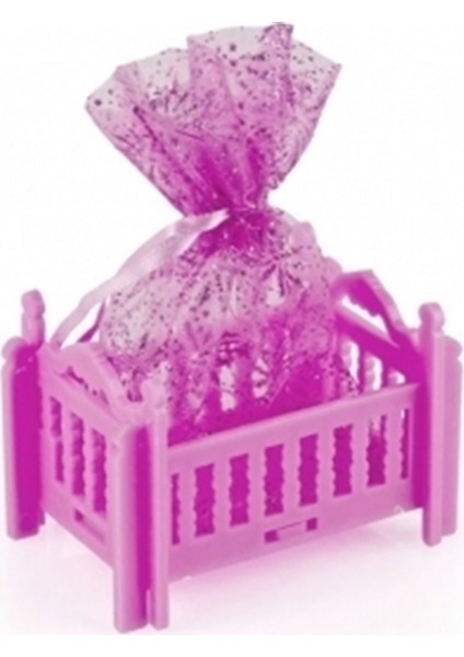 Bebek Mevlüt Şekeri 12 Adet Birden - Pembe Beşik (601601)