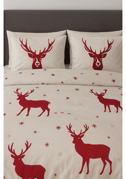 Yılbaşı Konsepti Nevresim Takımı Çift Kişilik