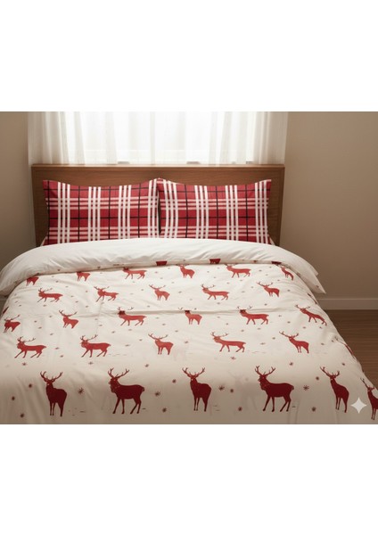 Yılbaşı Konsepti Nevresim Takımı Çift Kişilik fiyatları