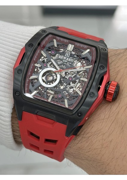 Silikon Kordon Otomatik Erkek Kol Saati Su Geçirmez 2 Yıl Garantili fiyatları