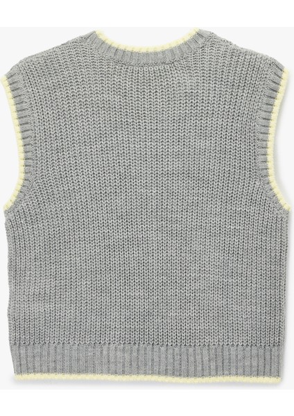 Kolsuz Biyeli Bisiklet Yaka Saç Örgüsü Dokulu Süveter fiyatları