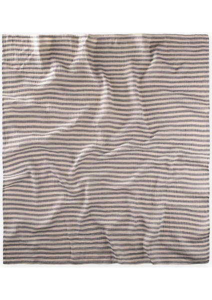 Naturel Battaniye 90X100CM Antrasit Kalın Çizgili fiyatları