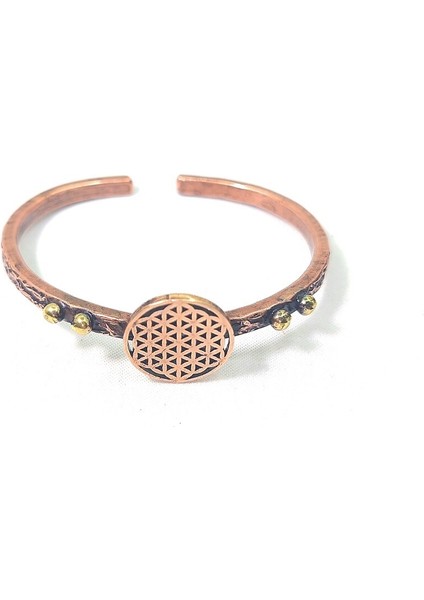 Bakır Bileklik, El Işçiliği ve Ölçüsü Ayarlanabilir Desenli Kadın Saf Bakır Bileklik fiyatları