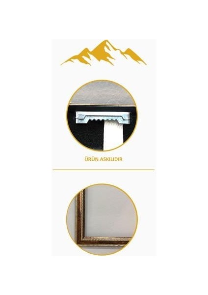 Manzara Temalı Dijital Baskılı Kadife Kumaş Çerçeveli Tablo TBL0057 modelleri