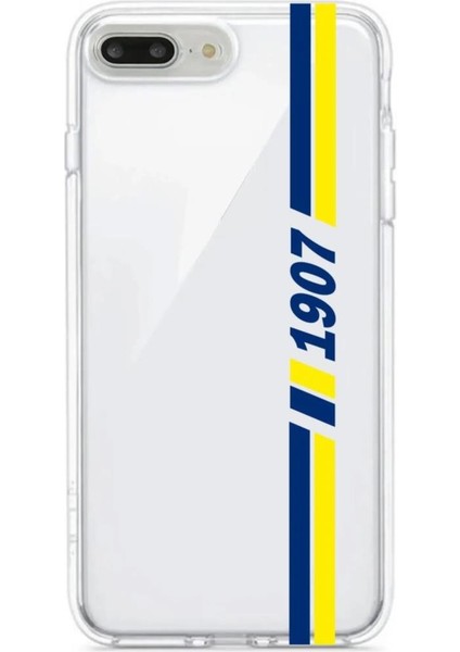 Iphone 8 Plus & Iphone 7 Plus Uyumlu Desenli Şeffaf Silikon Kılıf