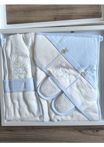 Laura Baby Erkek Bebek Bornoz Takımı & Seti fırsatları