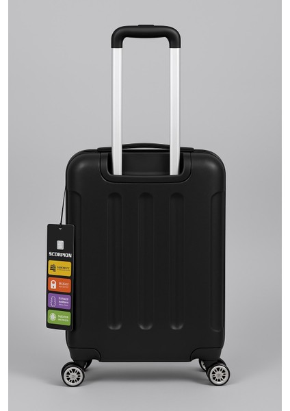 Scorpion Abs Valiz Seti 3’lü – Kabin Boy, Orta Boy, Büyük Boy – 360° Çift Tekerlek – Darbeye Dayanıklı Sert Bavul – Hafif & Güvenli Kilit Sistemi