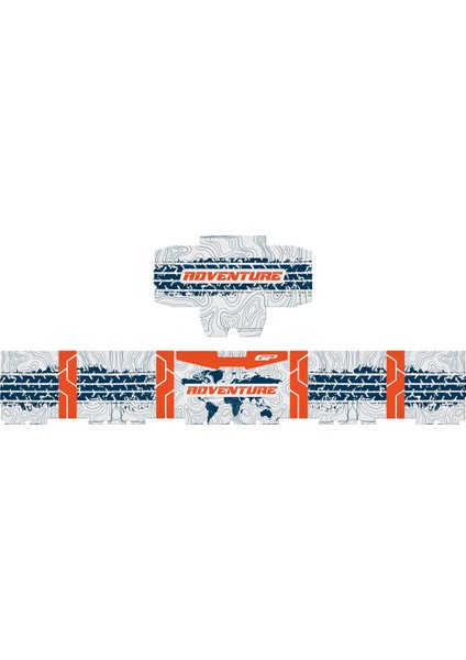 DSN09 45 Lt Alüminyum Motosiklet çanta Uyumlu Sticker