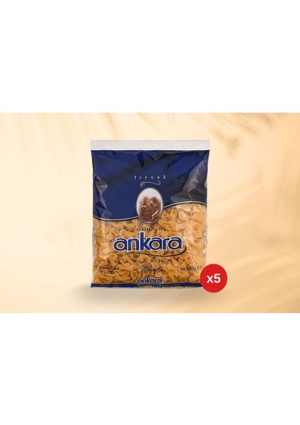Nuh'un Ankara Fiyonk Makarna 500 gr x 5 Paket