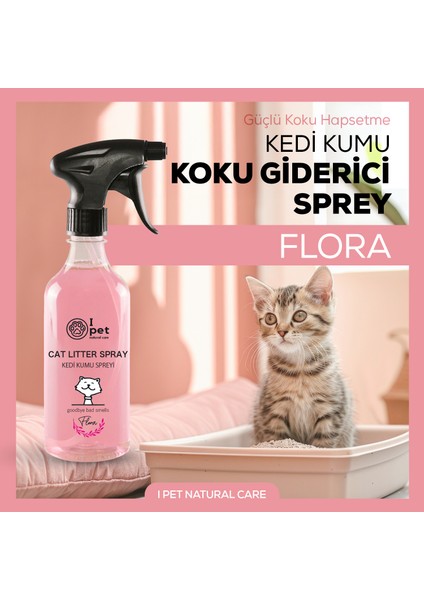 Kedi Kumu Koku Giderici, Flora-Jungle 500 ml | Koku Hapseden Doğal Ferahlık Spreyi fiyatları