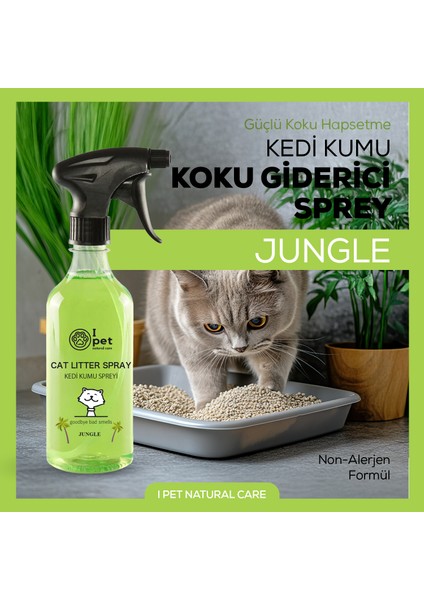 Kedi Kumu Koku Giderici, Flora-Jungle 500 ml | Koku Hapseden Doğal Ferahlık Spreyi modelleri
