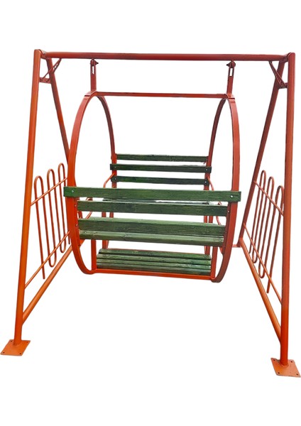 Turuncu Gondol Salıncak – Bahçe Için Dayanıklı Metal Gövdeli Konforlu Salıncak fiyatları