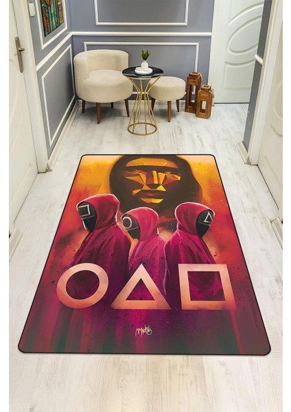 Parlak Kadife Kumaş Dijital Baskı Dot Kaymaz Tabanlı Çocuk ve Genç Odası Halısı H0536 fiyatları