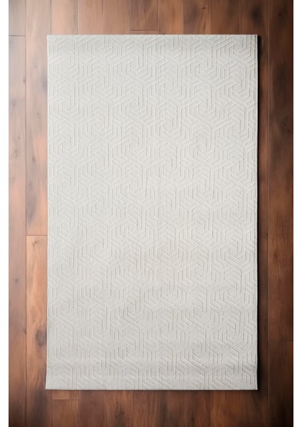 Rölyef Halı Yolluk Krem | Kaymaz Taban | Makinada Yıkanabilir | Salon, Mutfak & Koridor modelleri