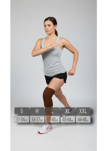 Deve Tüyü Yün Dizlik Isıtır Sıcak Tutar Destekler Unisex Giyilen Model 1 Çift S Beden modelleri