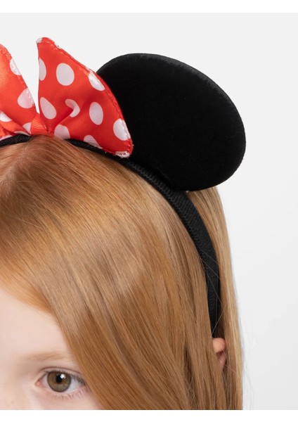 Kırmızı Fiyonklu Minnie Mouse Taç Fare Tacı Kafa Bandı fiyatları