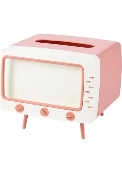 Retro Figürlü Telefon Tutucu ve Peçetelik