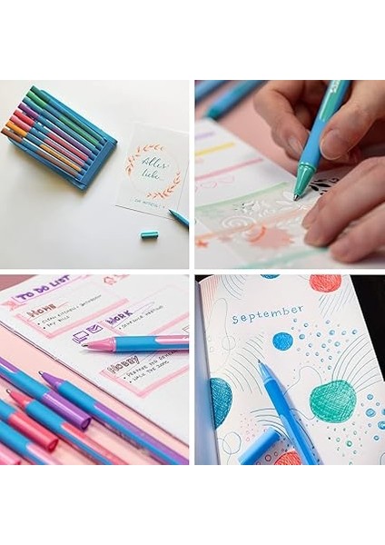 Slider Edge Pastel Xb Tükenmez Kalem (Üç Köşeli Kalem Çizgi Genişliği Xb) 8 Adet, Çeşitli indirimleri