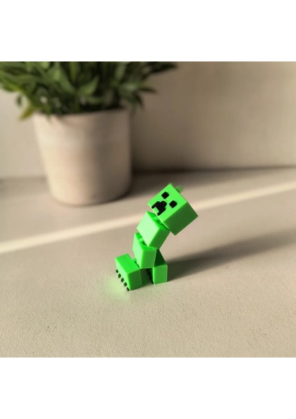 Minecraft Creeper Eklemli 5 cm