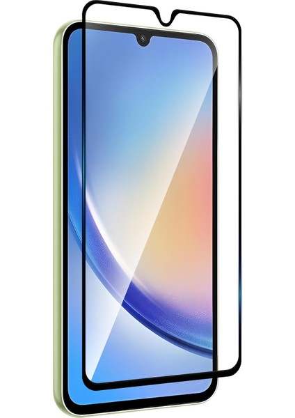 Samsung Galaxy A34 Için Ekstra Güçlü Tam Koruma Sağlayan 9h Sertliğinde Leke ve Parmak Izi Tutmayan Hd Görüntü Sağlayan Premium Ekran Koruyucu Kırılmaz Cam (Galaxy A34)
