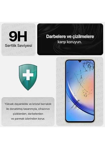 Samsung Galaxy A34 Için Ekstra Güçlü Tam Koruma Sağlayan 9h Sertliğinde Leke ve Parmak Izi Tutmayan Hd Görüntü Sağlayan Premium Ekran Koruyucu Kırılmaz Cam (Galaxy A34) indirimleri