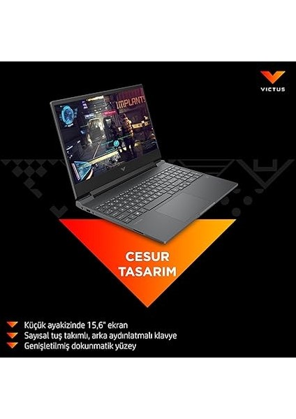 Victus Gaming Dizüstü Bilgisayar, 15,6 Inç Fhd IPS 144 Hz, Amd Ryzen™ 7 8845HS 5,1 Ghz Işlemci, 16 GB DDR5-5600, 1 Tb Pcıe® Nvme™ M.2 Ssd, Nvıdıa® Geforce Rtx™ 4050 6 GB Gddr6, Freedos, B9KM3EA indirimleri