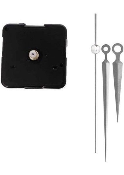 Saat Mekanizması, 1 Adet 16 mm Uzun Set Sessiz Duvar Saati Mekanizması Askısız EXIZNM524