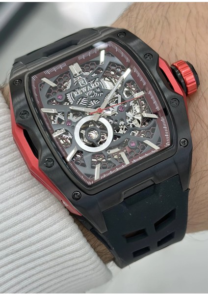 Silikon Kordon Otomatik Erkek Kol Saati Su Geçirmez 2 Yıl Garantili