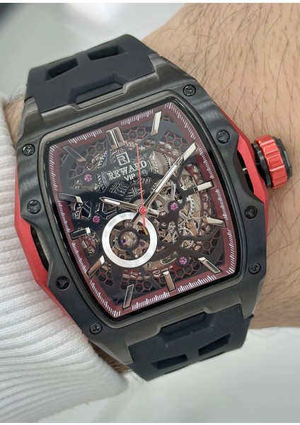 Silikon Kordon Otomatik Erkek Kol Saati Su Geçirmez 2 Yıl Garantili fiyatları