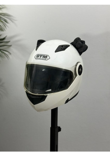 Motor & Motosiklet Siyah Fiyonklu Siyah Kedi Kulak Kask Dış Aksesuarı fiyatları