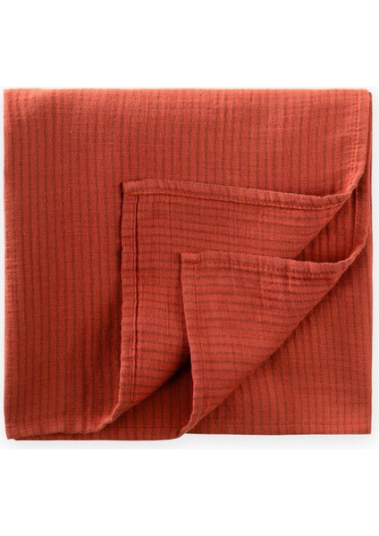 Naturel Battaniye 90X100CM Rust Çizgili