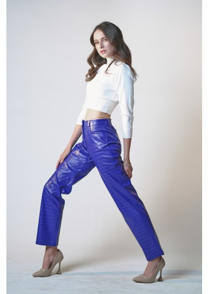 Piton Desenli Yüksek Bel Pantolon fiyatları