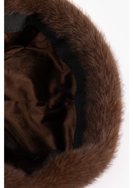 Süet Görünümlü Suni Kürk Detaylı Şapka fırsatları