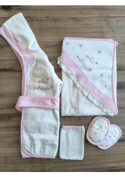 Laura Baby Kız Bebek Bornoz Takımı & Seti