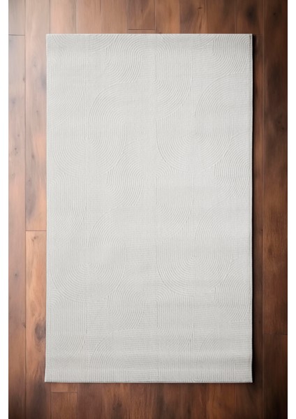 Rölyef Halı Yolluk Krem | Kaymaz Taban | Makinada Yıkanabilir | Salon, Mutfak & Koridor modelleri