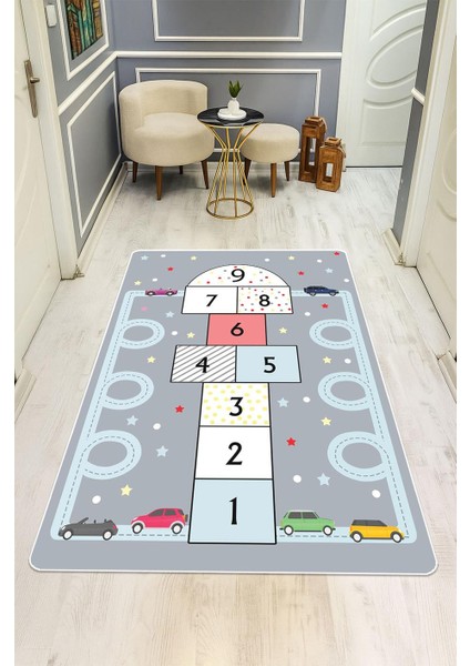 Parlak Kadife Kumaş Dijital Baskı Dot Kaymaz Tabanlı Çocuk ve Genç Odası Halısı H0751 fiyatları