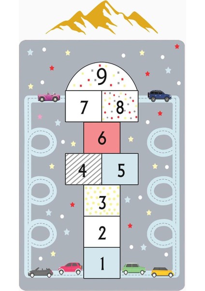 Parlak Kadife Kumaş Dijital Baskı Dot Kaymaz Tabanlı Çocuk ve Genç Odası Halısı H0751 modelleri