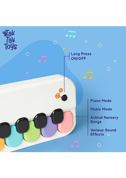 Sesli Işıklı Müzikli Bebek Piyanosu - Müzikli Işıklı Bebek Piano Eğitici Oyuncak Piyano Çıngıraklı fiyatları