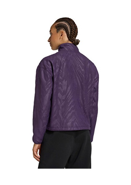 Aop Polarfleece Kadın Günlük Ceket JX7402 Mor fiyatları