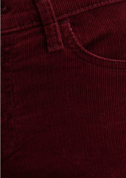 Molly Bordo Kadife Pantolon 1013689467