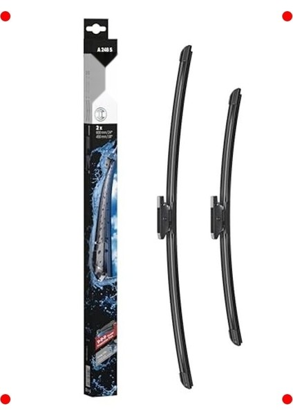 Aerodinamik Ön Silecek Seti - Belirli Modeller Için