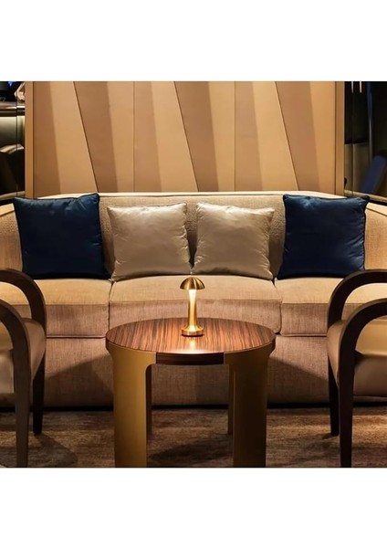 LED Şarj Edilebilir Taşınabilir Masa Lambası - Dokunmatik Aç/kapa ve Parlaklık Ayarı, 3 Renk Seçeneği (Gold, Lotus) fiyatları