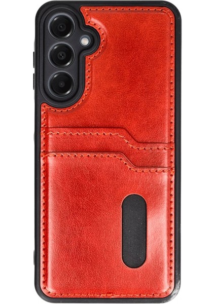 Samsung Galaxy A55 5g Kılıf Sara Kartvizitli Deri Kılıf - KIRMIZI-(5796) - TG0012-2R8U16 fiyatları