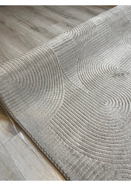 Rölyef Halı Yolluk Vizon | Kaymaz Taban | Makinada Yıkanabilir | Salon, Mutfak & Koridor fiyatları