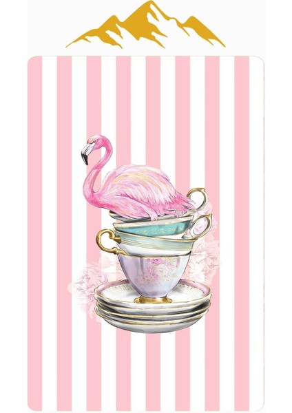 Flamingo Desenli Dijital Baskı Kaymaz Taban Mutfak Halısı H0049 modelleri