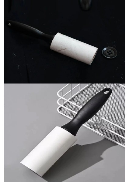 4 Yedekli Tüy Toplama Rulosu 240 Yaprak Evcil Hayvan Elbise Yatak Tüy Saç Toplayıcı modelleri